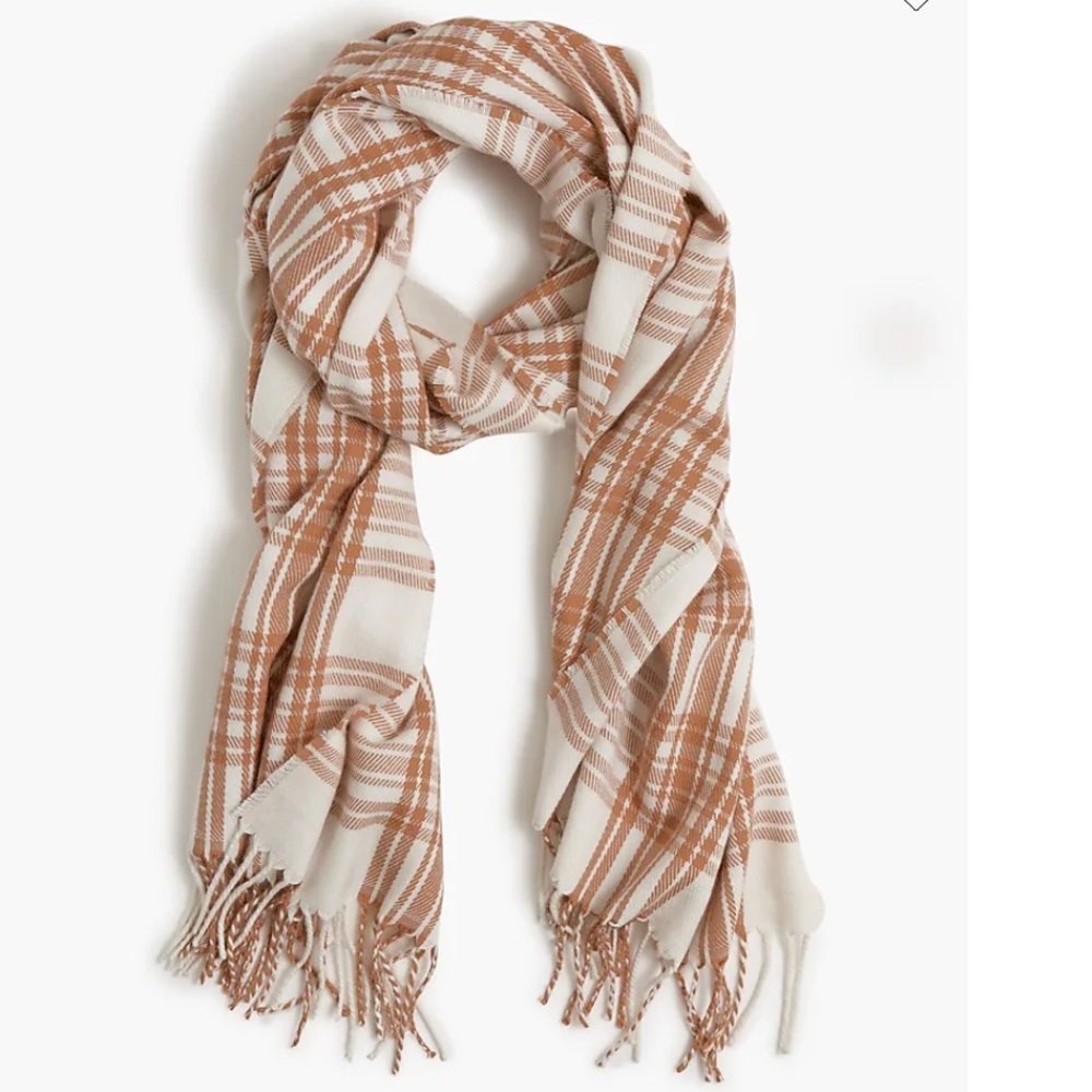 NWT J. Crew Classic Plaid Scarf